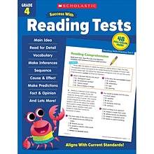 Scholastic Teacher Resources Success With Reading Tests: Grade 4 Workbook (SC-735549)