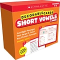 Scholastic Teacher Resources Decodable Cards: Short Vowels & More (SC-861430)