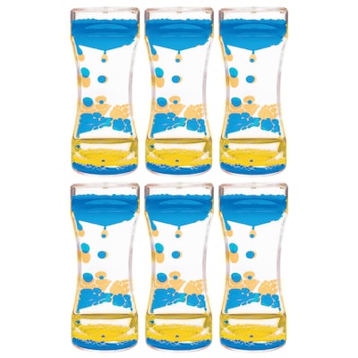 Teacher Created Resources Liquid Motion Bubbler, Blue & Yellow, Pack of 6 (TCR20965-6)