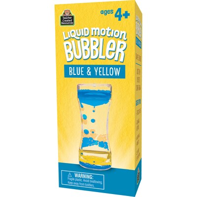 Teacher Created Resources Liquid Motion Bubbler, Blue & Yellow, Pack of 6 (TCR20965-6)