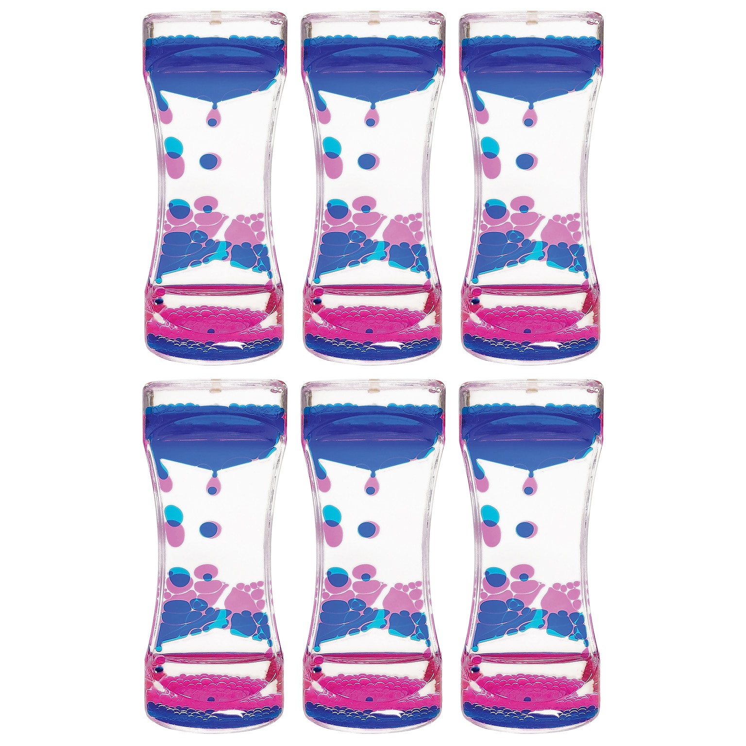 Teacher Created Resources Liquid Motion Bubbler, Blue & Pink, Pack of 6 (TCR20966-6)