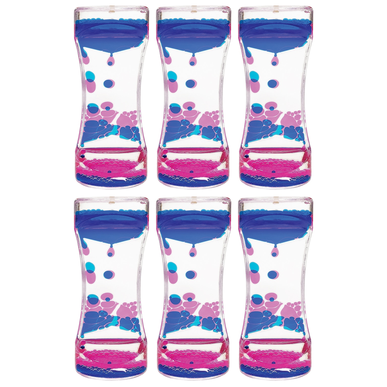 Teacher Created Resources Liquid Motion Bubbler, Blue & Pink, Pack of 6 (TCR20966-6)