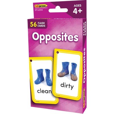 Edupress Opposites Flash Cards, 56 Cards (TCR62050)