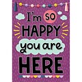Teacher Created Resources® 13-3/8 x 19 I’m So Happy You Are Here Positive Poster (TCR7445)