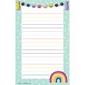 Teacher Created Resources® Oh Happy Day Notepad, 5.25 x 8.25, 50 Sheets Per Pack, Pack of 6 (TCR90