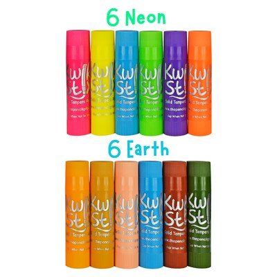 The Pencil Grip Kwik Stix Tempera Paint, Assorted Colors, 60/Pack (TPG690)