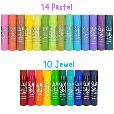 The Pencil Grip Kwik Stix Tempera Paint, Assorted Colors, 60/Pack (TPG690)