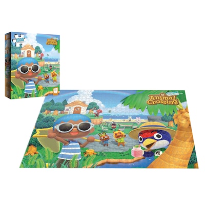 USAopoly Animal Crossing: New Horizons, Summer Fun Puzzle, 1000-Piece Jigsaw (USAPZ005674)