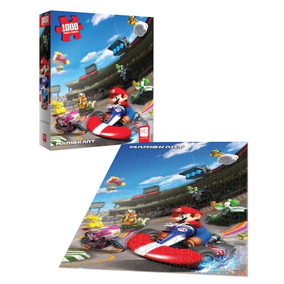 USAopoly Super Mario Mario Kart Puzzle, 1000-Piece Jigsaw (USAPZ005678)