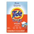 Tide To Go Instant Stain Remover Wipes, 6 x 5, Scented, 10/Box