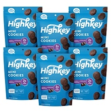 HighKey Gluten Free Double Chocolate Brownie Cookies, 2 oz., 6 Packs/Box, 6/Pack (600-00273 )