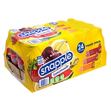 Snapple All Natural Variety Lemonade, 24 pk./20 oz.