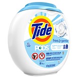 Tide PODS Free & Gentle Laundry Detergent Pods, 58 Oz., 81/Pack (91798)