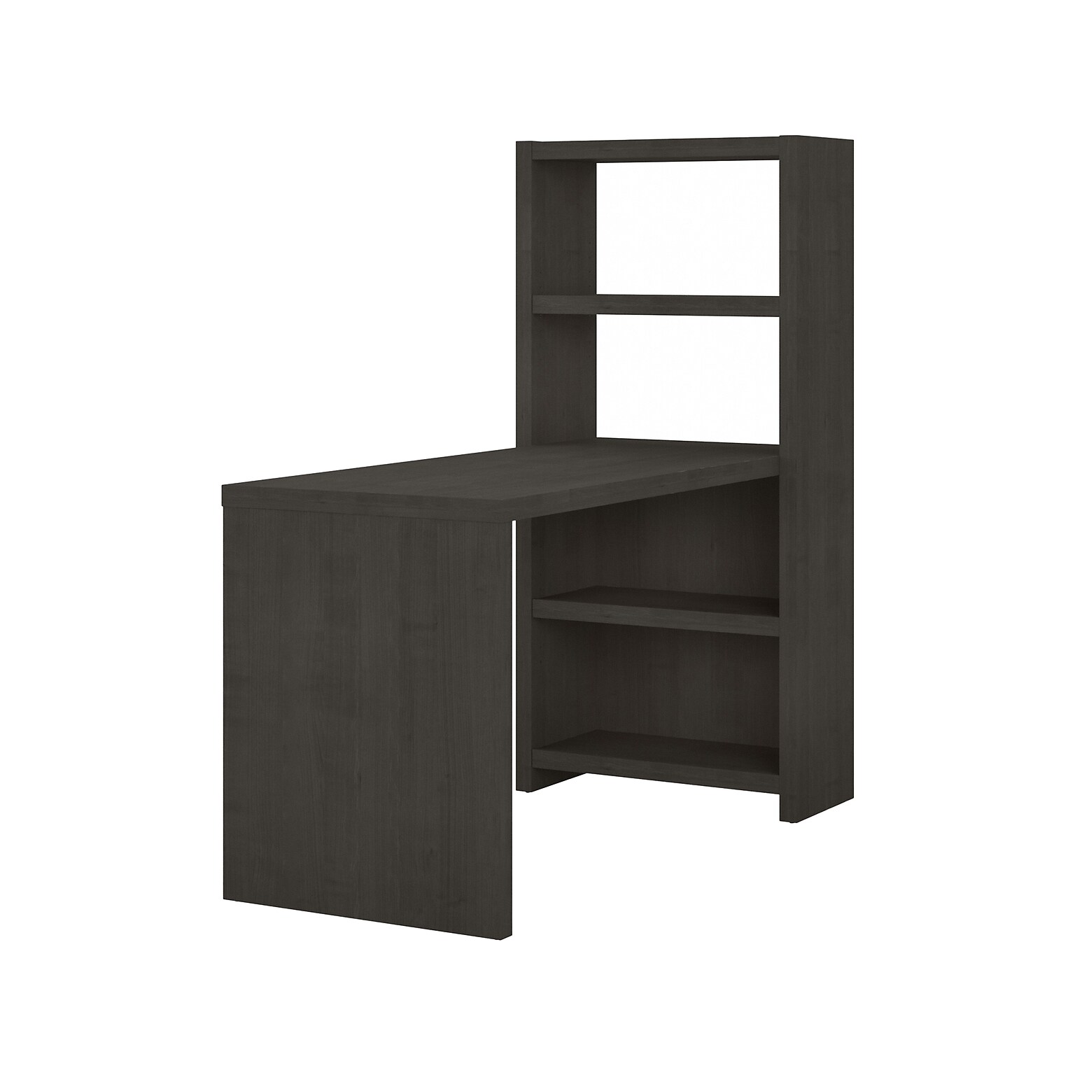Bush Business Furniture Echo 56W Bookcase Desk, Charcoal Maple (KI60307-03)