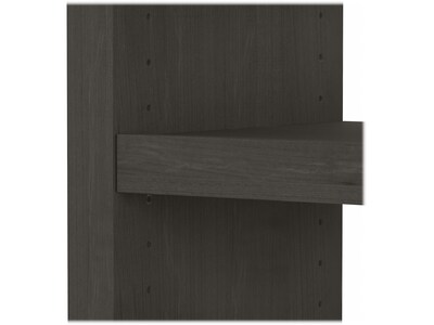 Bush Business Furniture Echo 56W Bookcase Desk, Charcoal Maple (KI60307-03)