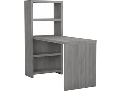 Bush Business Furniture Echo 56W Bookcase Desk, Modern Gray (KI60407-03)
