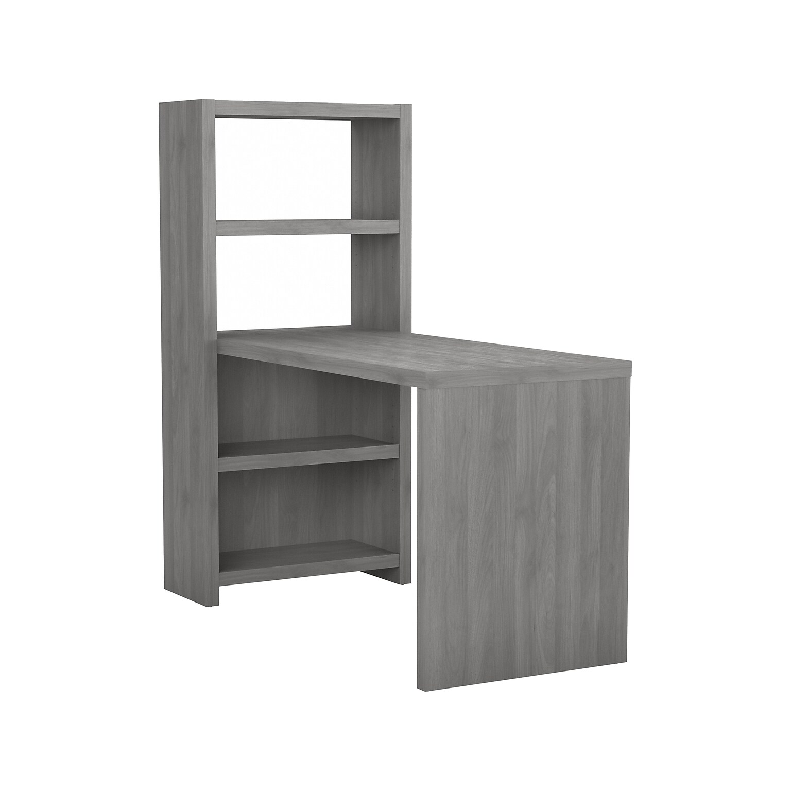Bush Business Furniture Echo 56W Bookcase Desk, Modern Gray (KI60407-03)