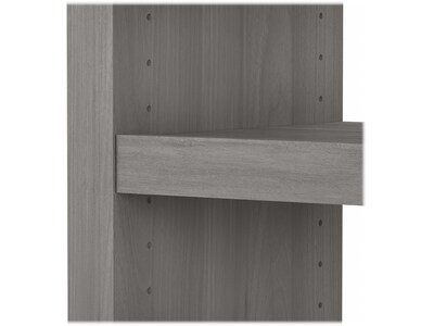 Bush Business Furniture Echo 56W Bookcase Desk, Modern Gray (KI60407-03)