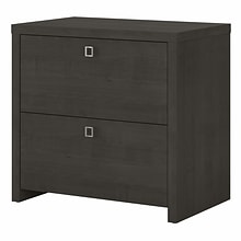Bush Business Furniture Echo 2 Drawer Lateral File Cabinet, Charcoal Maple (KI60302-03)