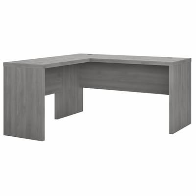 Bush Business Furniture Echo 60"W L Shaped Desk, Modern Gray (ECH026MG)