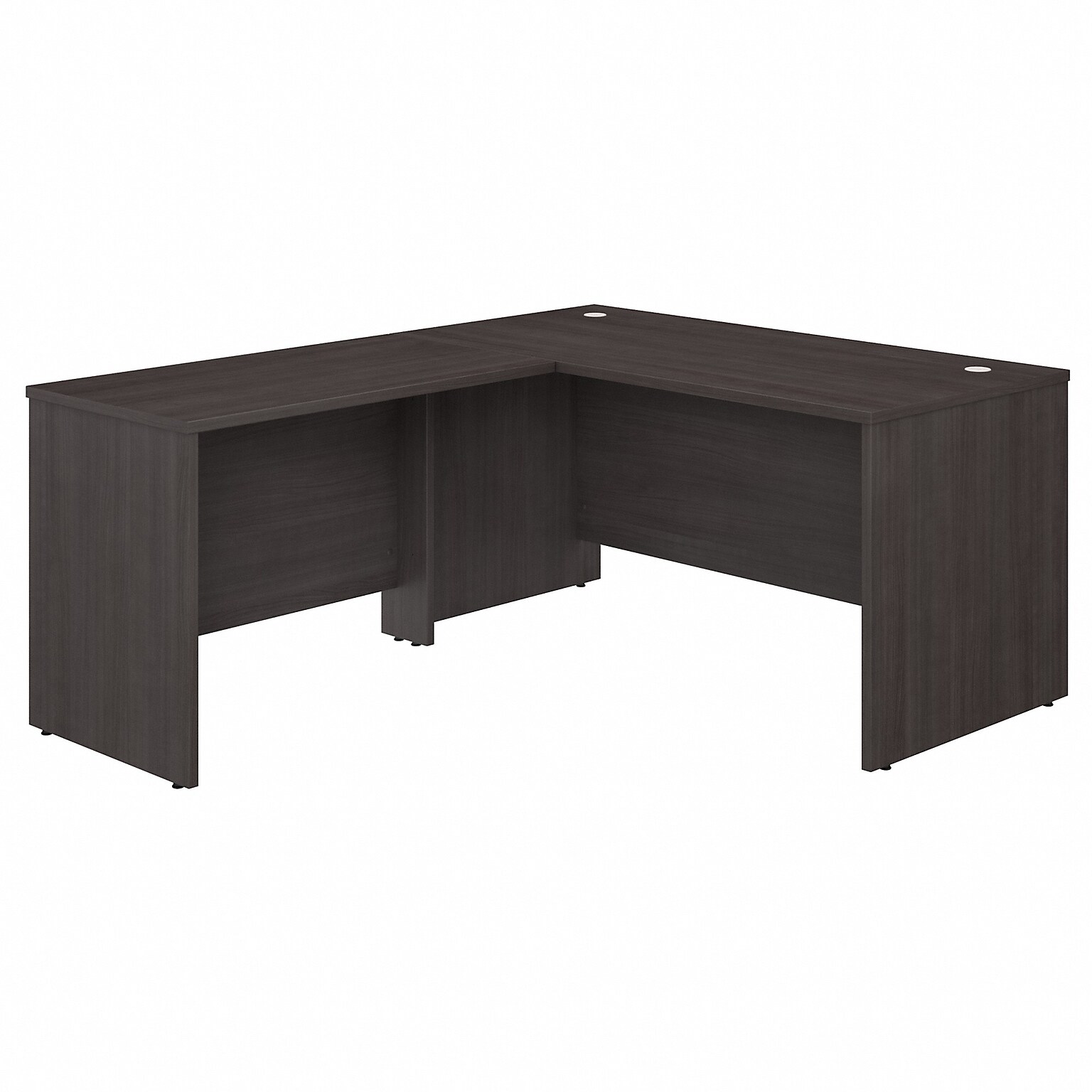 Bush Business Furniture Studio C 60W L Shaped Desk with Return, Storm Gray (STC050SG)