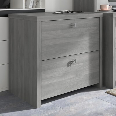 Bush Business Furniture Echo 2 Drawer Lateral File Cabinet, Modern Gray (KI60402-03)