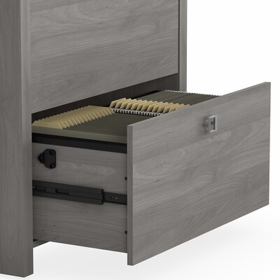 Bush Business Furniture Echo 2 Drawer Lateral File Cabinet, Modern Gray (KI60402-03)