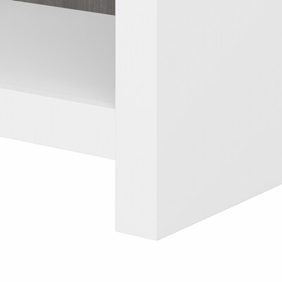 Bush Business Furniture Echo 5 Shelf Bookcase, Pure White/Modern Gray (KI60504-03)