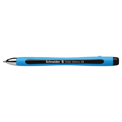 Schneider Slider Memo Ballpoint Pen, Extra Broad Point, Black Ink, 10/Box (150201)