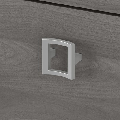 Bush Business Furniture Echo 3 Drawer Mobile File Cabinet, Pure White/Modern Gray (KI60501-03)