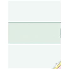 Blank Laser Middle Check, 1 Part, 8 1/2 x 11, Green, 500 Checks/Pack