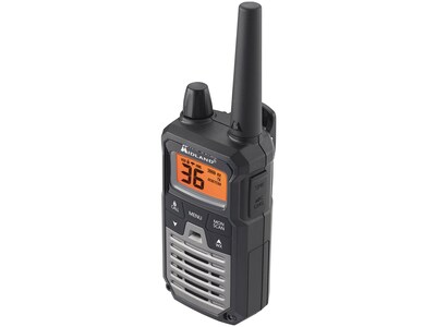 MIDLAND RADIO X-Talker Two Way Radio, Black/Gray, 2/Pair (T290VP4)