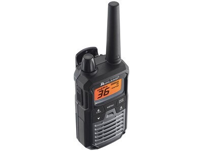 MIDLAND RADIO X-Talker Two Way Radio, Black/Gray, 2/Pair (T290VP4)