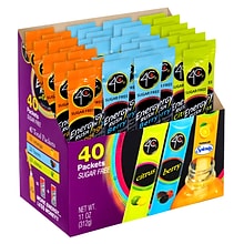 4C Energy Rush Sugar Free Drink Mix with Taurine Variety Pack 40CT (220-02037)