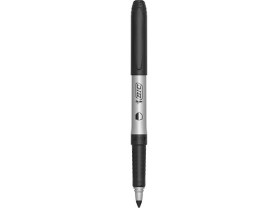 BIC PrevaGuard Permanent Marker, Fine Tip, Black, 12/pack (GAPM11-BLK)