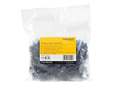 StarTech.com 0.07' Cable Concealers & Covers, Black (RJ45COVER)