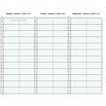 2024 Medical Arts Press® 8 1/2 x 11 Weekly Appointment Log, Red  (3109722)