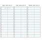 2024 Medical Arts Press® 8 1/2" x 11" 2 Column Weekly Appointment Log, Green (3109424)