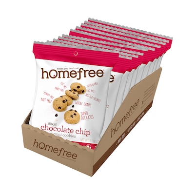 HomeFree Gluten Free Mini Chocolate Chip Cookies, 1.1 oz., 10/Pack (307-00360)