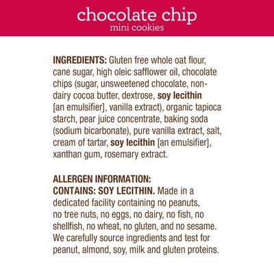 HomeFree Gluten Free Mini Chocolate Chip Cookies, 1.1 oz., 10/Pack (307-00360)
