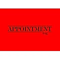 2025 Medical Arts Press® 8 1/2 x 11 Daily Appointment Log, Red (3109725)