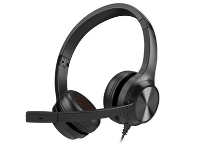 Creative Chat USB Noise Canceling Stereo On Ear Computer Headset, Black (51EF0980AA000)