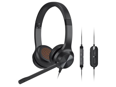 Creative Chat USB Noise Canceling Stereo On Ear Computer Headset, Black (51EF0980AA000)