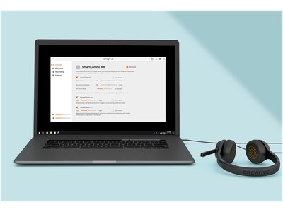 Creative Chat USB Noise Canceling Stereo On Ear Computer Headset, Black (51EF0980AA000)