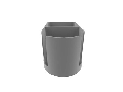 Deflect-O Standing Desk Plastic Cup Holder Organizer, Gray (400000)