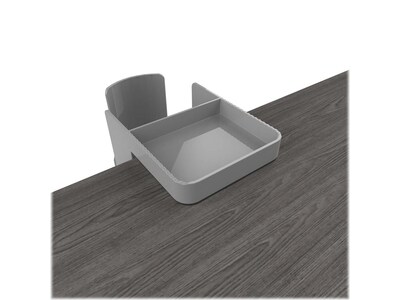 Deflect-O Standing Desk Plastic Cup Holder Organizer, Gray (400000)