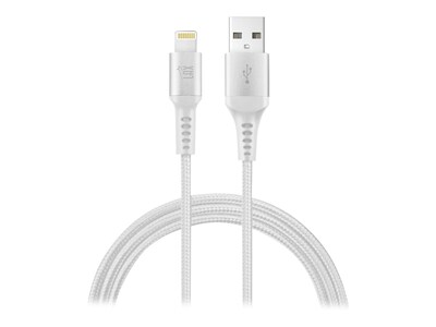 LAX Gadgets Lightning to USB Cable for iPhone/iPad/iPod touch, Silver (LX-4SL)