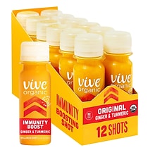 Vive Organic Variety Juice Pack, No Sugar Added, No Pulp, 12 Bottles/Case (9010)