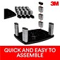 3M™ Adjustable Monitor Stand, Holds up to 40 lbs. Height Adjustable From 1 in. to 5 7/8 in. (MS90B)