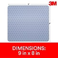 3M™ Precise™ Mouse Pad with Non-skid Foam Back, Frostbyte, Optical Mouse Performance, Battery Saving